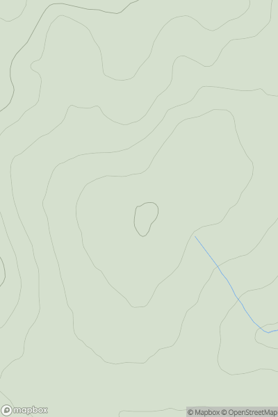 Thumbnail image for Brownhill [Northumberland] showing contour plot for surrounding peak